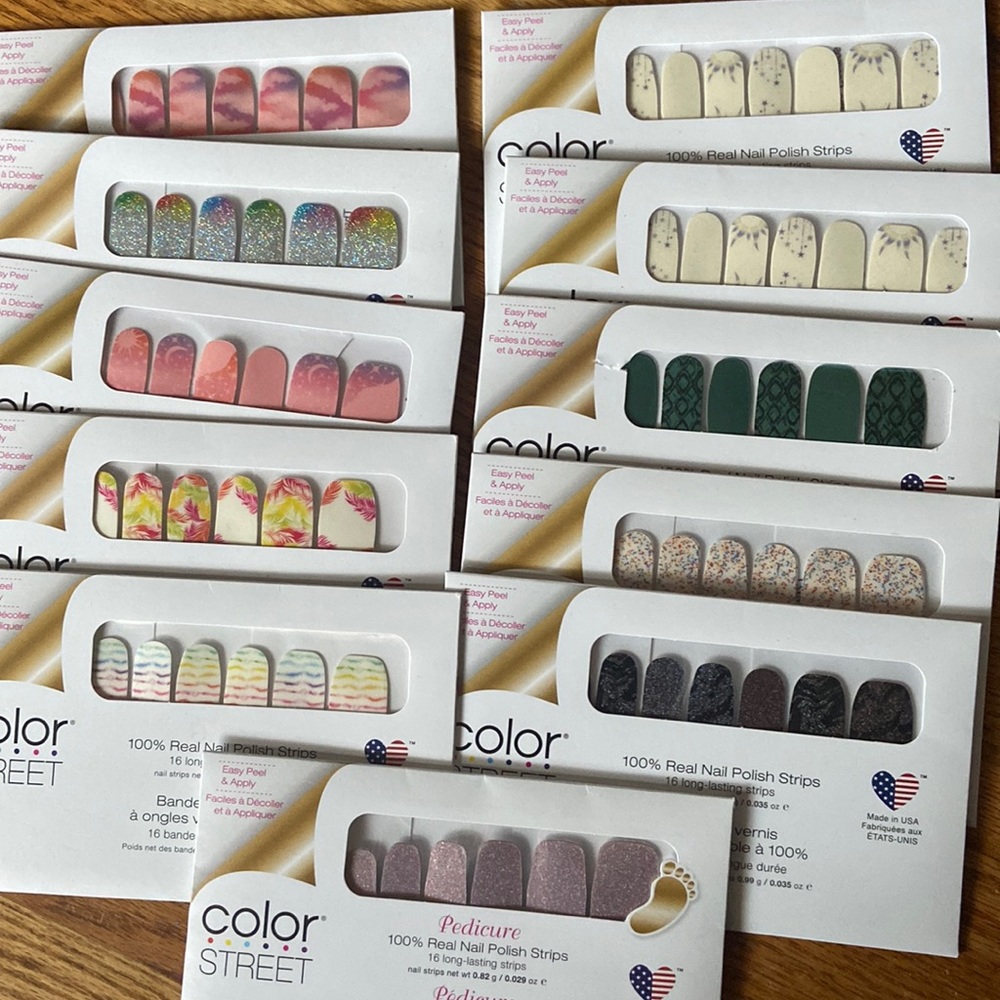 11 brand new color street sets